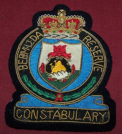 Bermuda Reserve Constabulary Bullion Patch