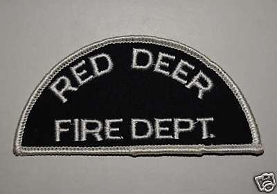 Alberta. Red Deer Fire Department Shoulder Patch.