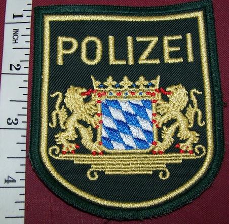 German Police Patch: Polizei (Bayern)