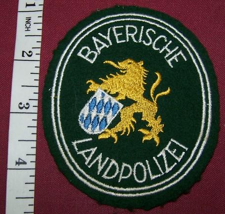German Police Patch: Bayerische LandPolizei