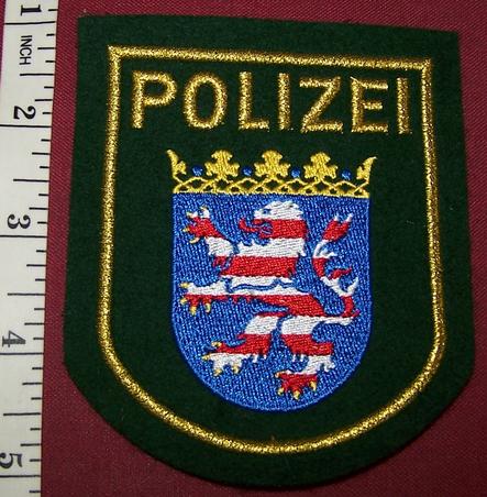 German Police Patch: Polizei (Hessen)