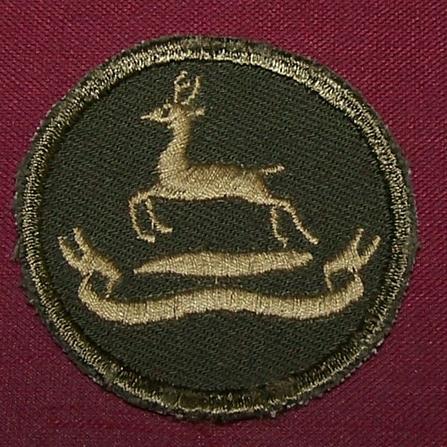 Canadian Army Combat Boonie Badge: RCD, Royal Canadian Dragoons