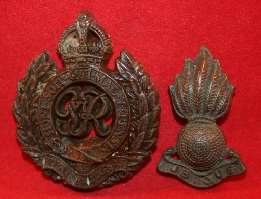 British Army: Royal Engineers & Royal Artillery Plastic Badge lot
