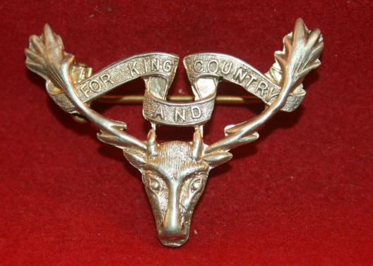 12th Otago Mounted Rifles For King and Country Sweetheart Pin / Badge