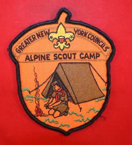 BSA, GREATER NEW YORK COUNCILS, Alpine Scout Camp Patch