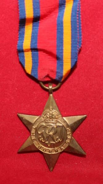 WW2 Burma Star Medal