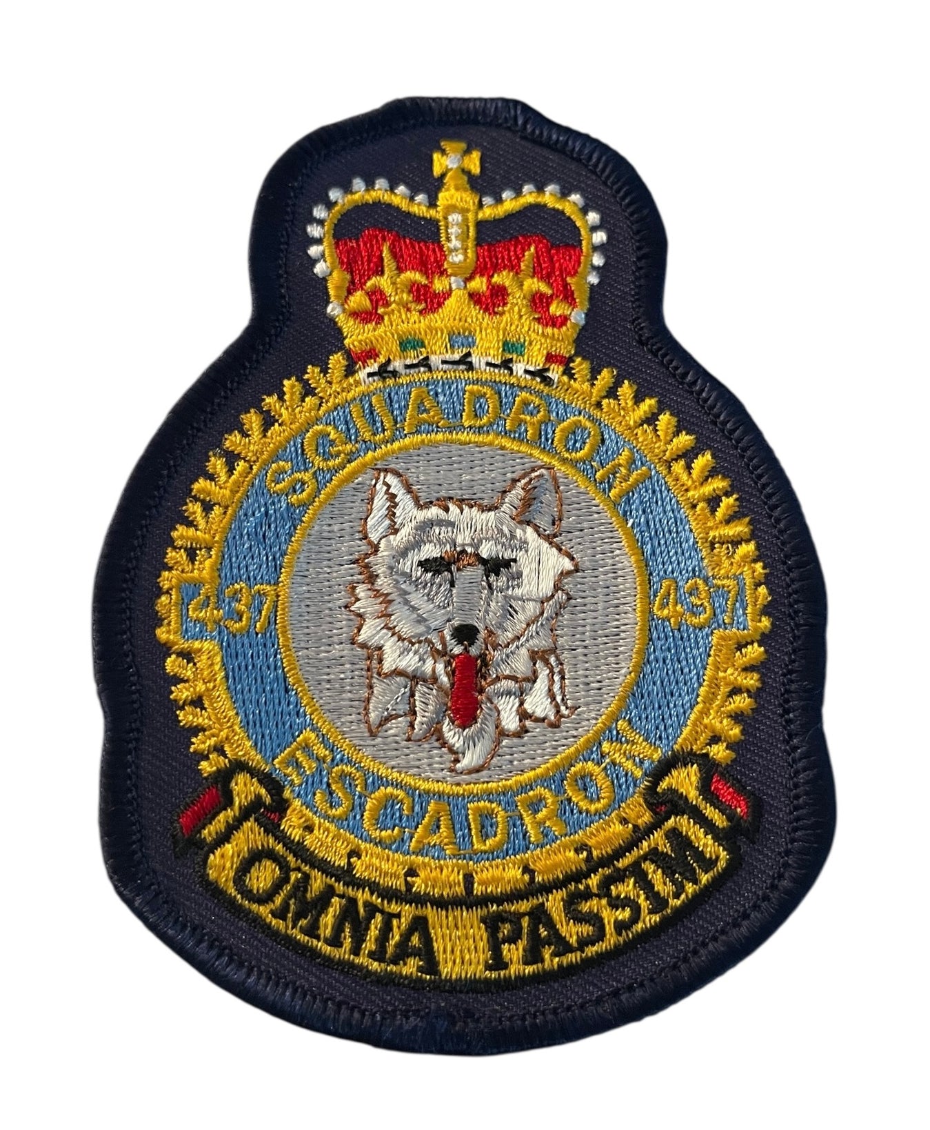 RCAF / CAF 437 Squadron JACKET CREST / PATCH – Marway Militaria Inc ...