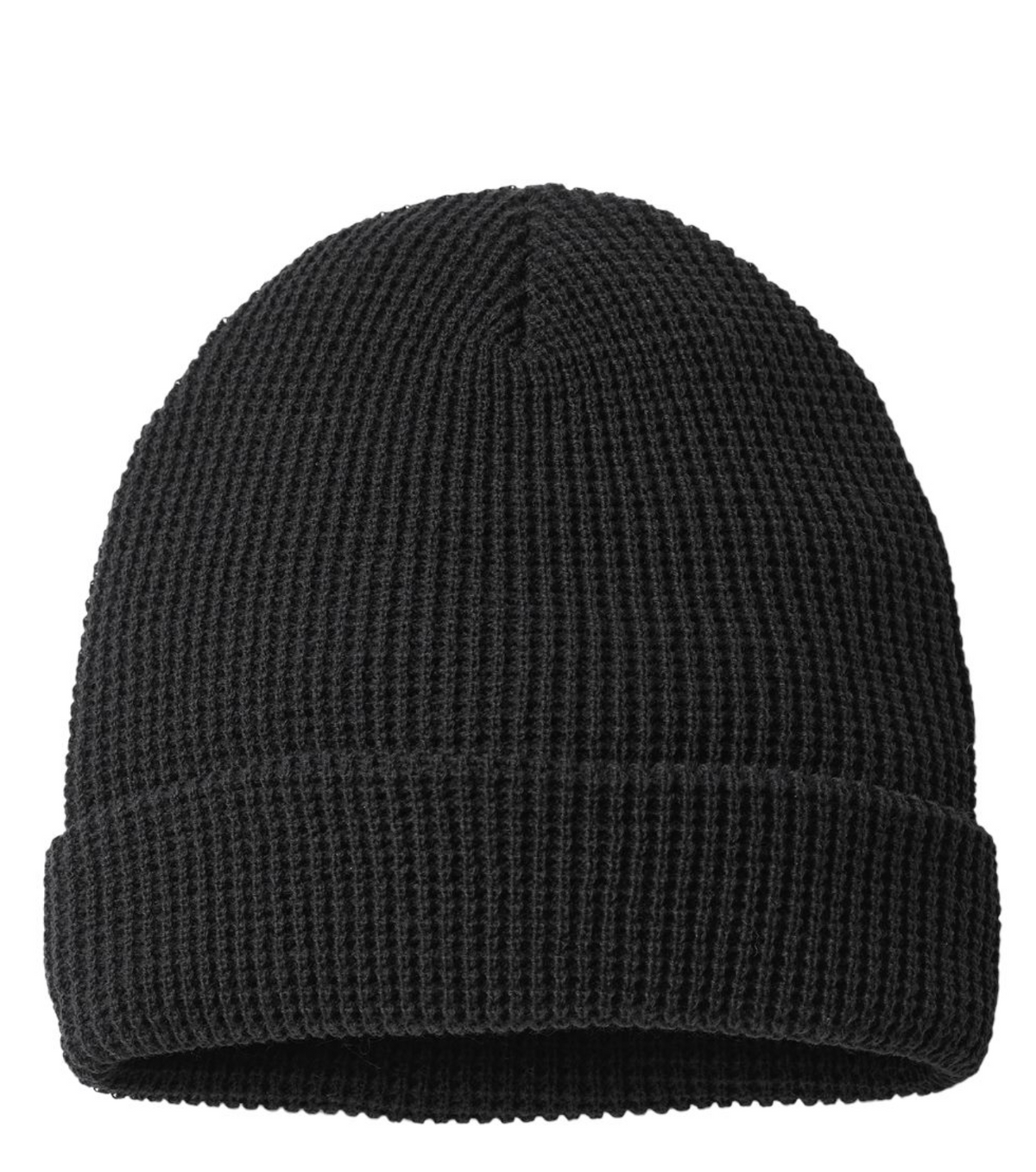 Black Waffle Cuffed Beanie Toque – Marway Militaria Inc & Winnipeg Army ...