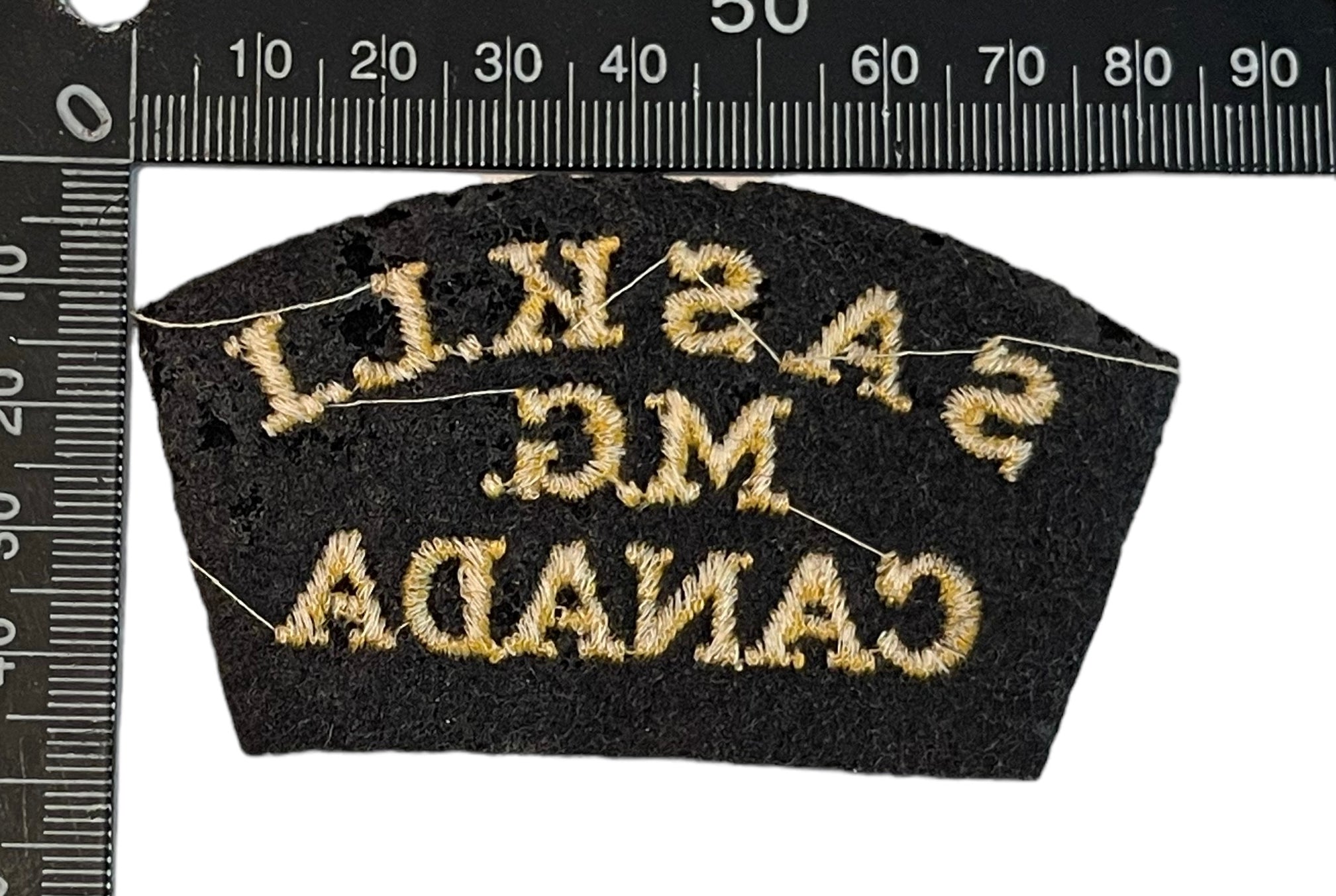 WW2 Saskatoon Light Infantry Shoulder Flash Marway Militaria Inc