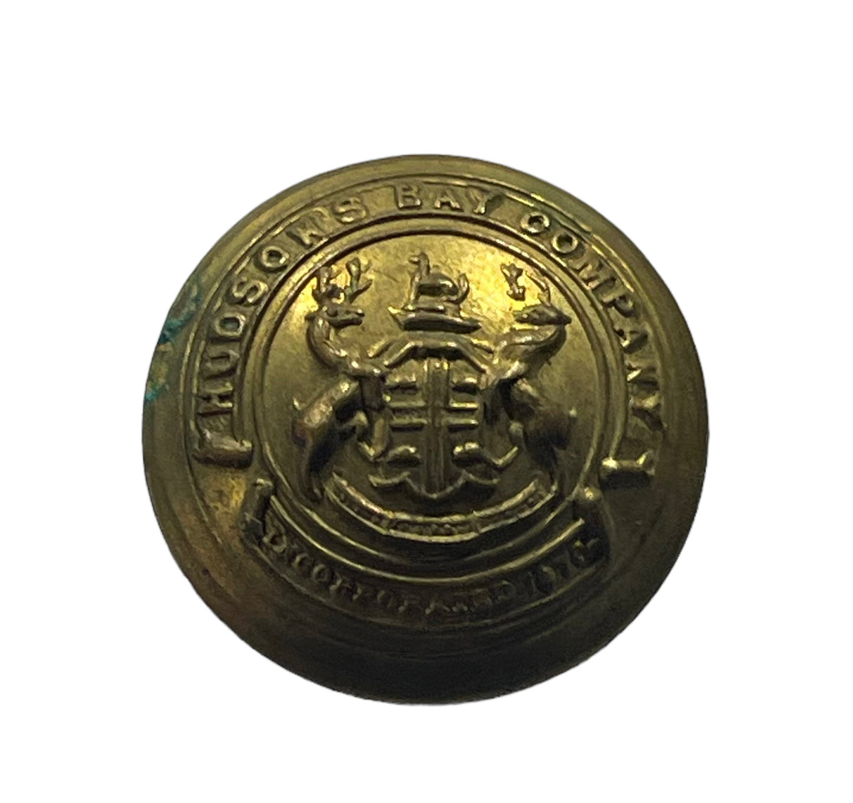 HBC Hudson Bay Company Uniform Button Marway Militaria Inc & Winnipeg