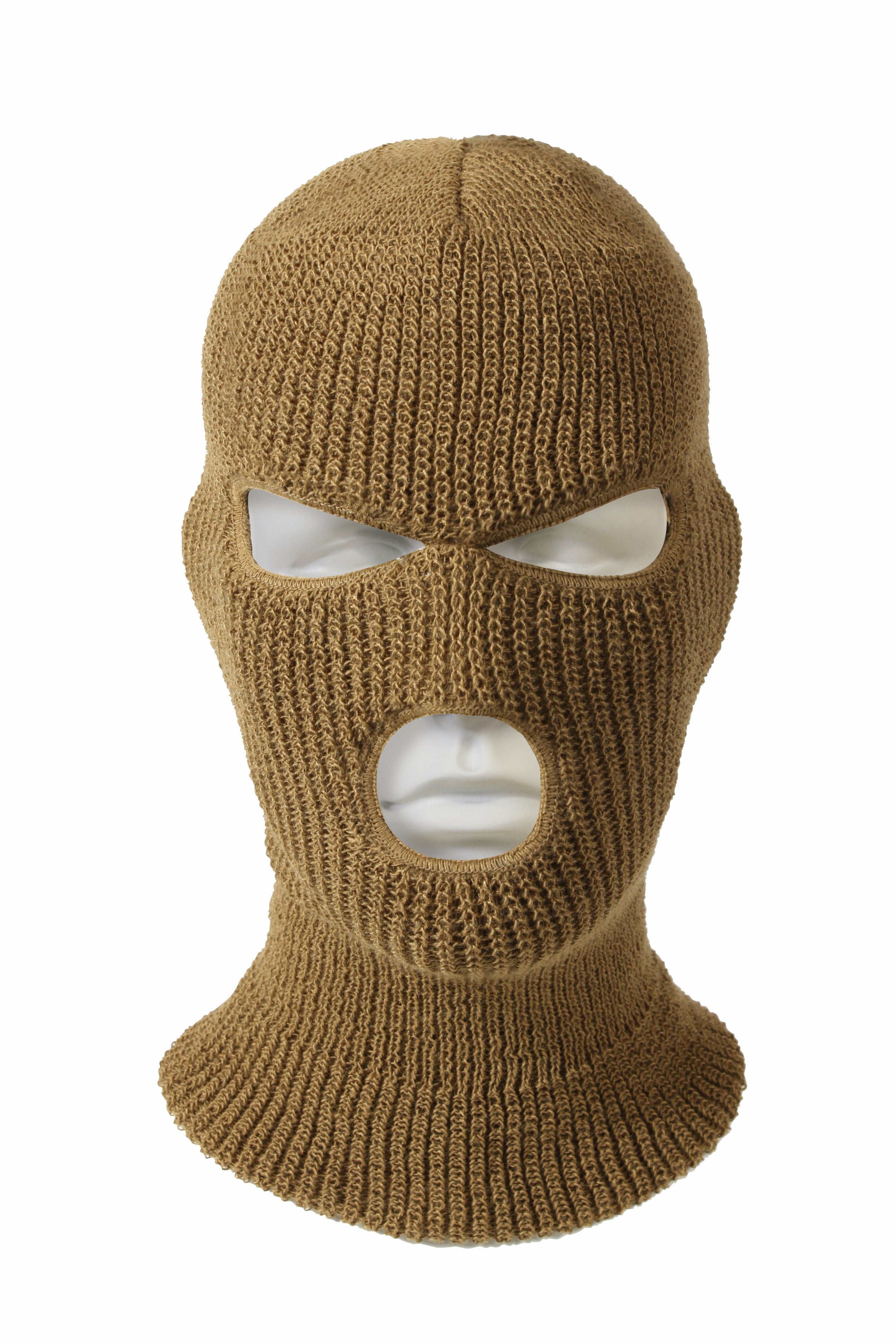 3 Hole Knit Face Mask - Choice of Colour – Marway Militaria Inc ...