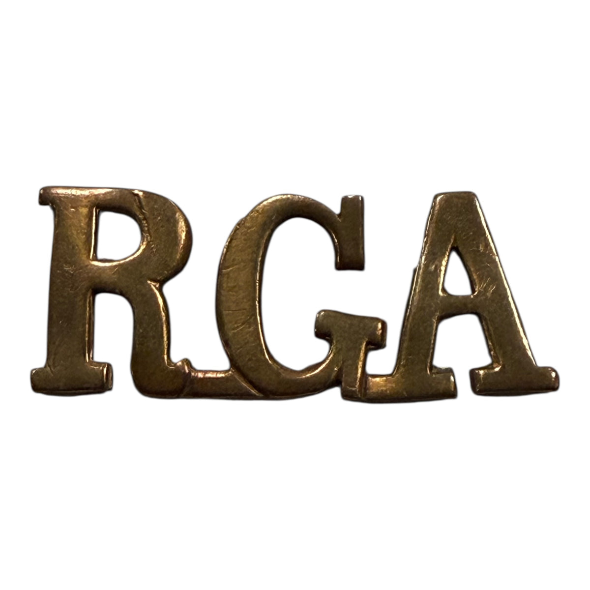 British RGA Royal Garrison Artillery Shoulder Title Badge – Marway ...