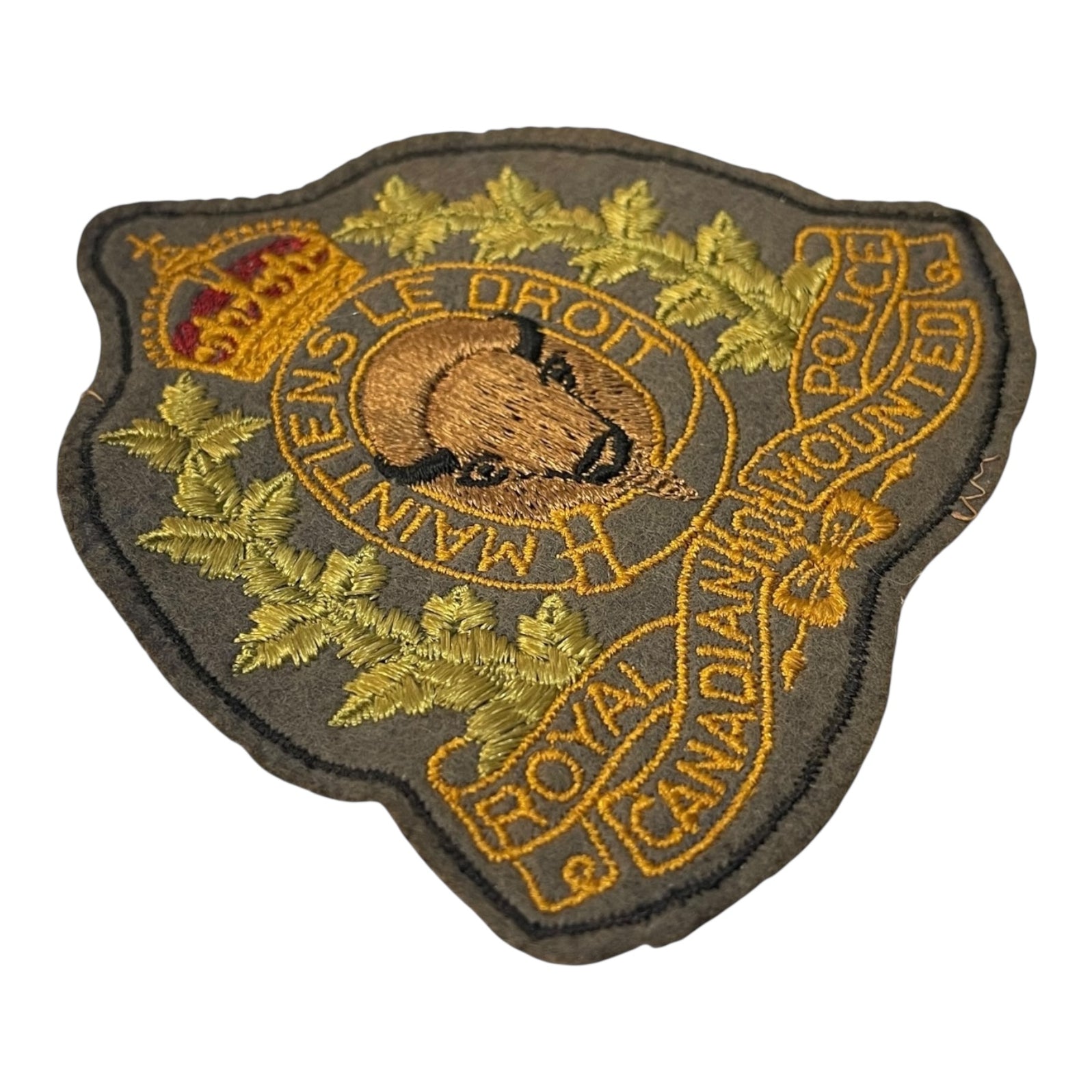 WW2 era, RCMP Blazer / Jacket Crest – Marway Militaria Inc & Winnipeg ...