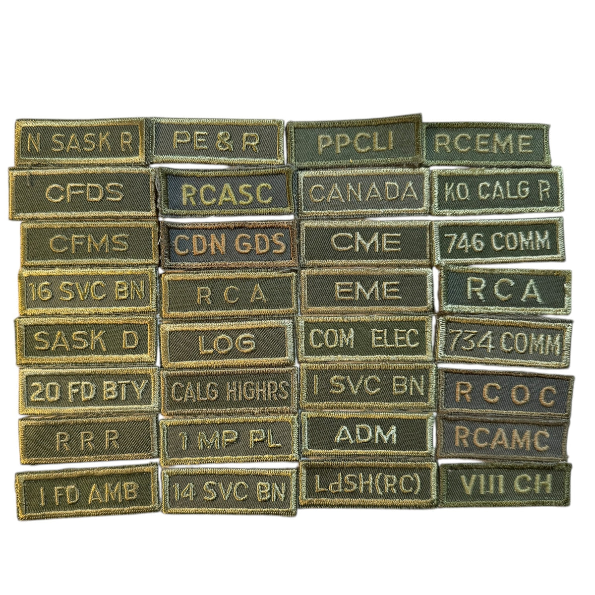 Canadian OD Combat Tab – Marway Militaria Inc & Winnipeg Army Surplus