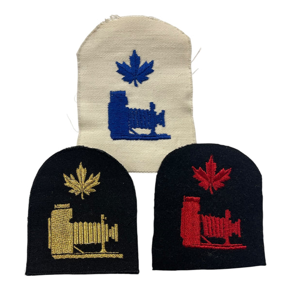 Canadian Navy Photographer Rate Badge Lot