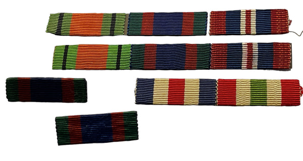 Assortment of WW2 Canadian Medal Ribbons
