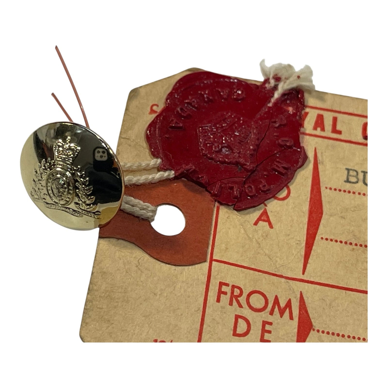 RCMP Sealed Uniform Button Sample – Marway Militaria Inc & Winnipeg ...