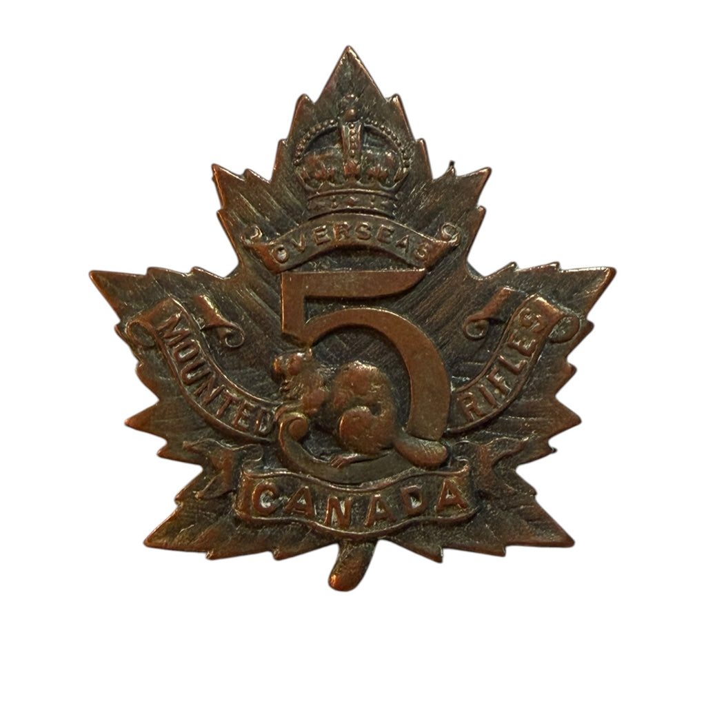 5th Rifles Logo WW1 CEF 5th Mounted Rifles Cap Badge – Marway Militaria Inc & Winnipeg ...