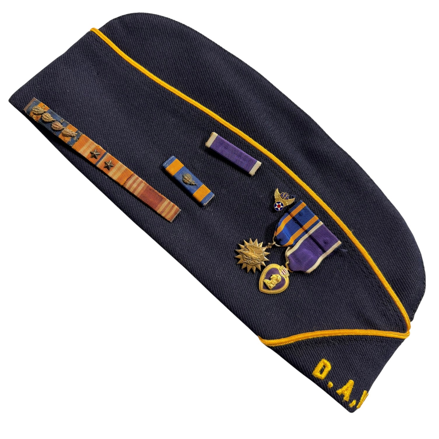 Garrison Ribbon Disabled American Veterans (DAV) Garrison Cap with Medals & Ribbons ...
