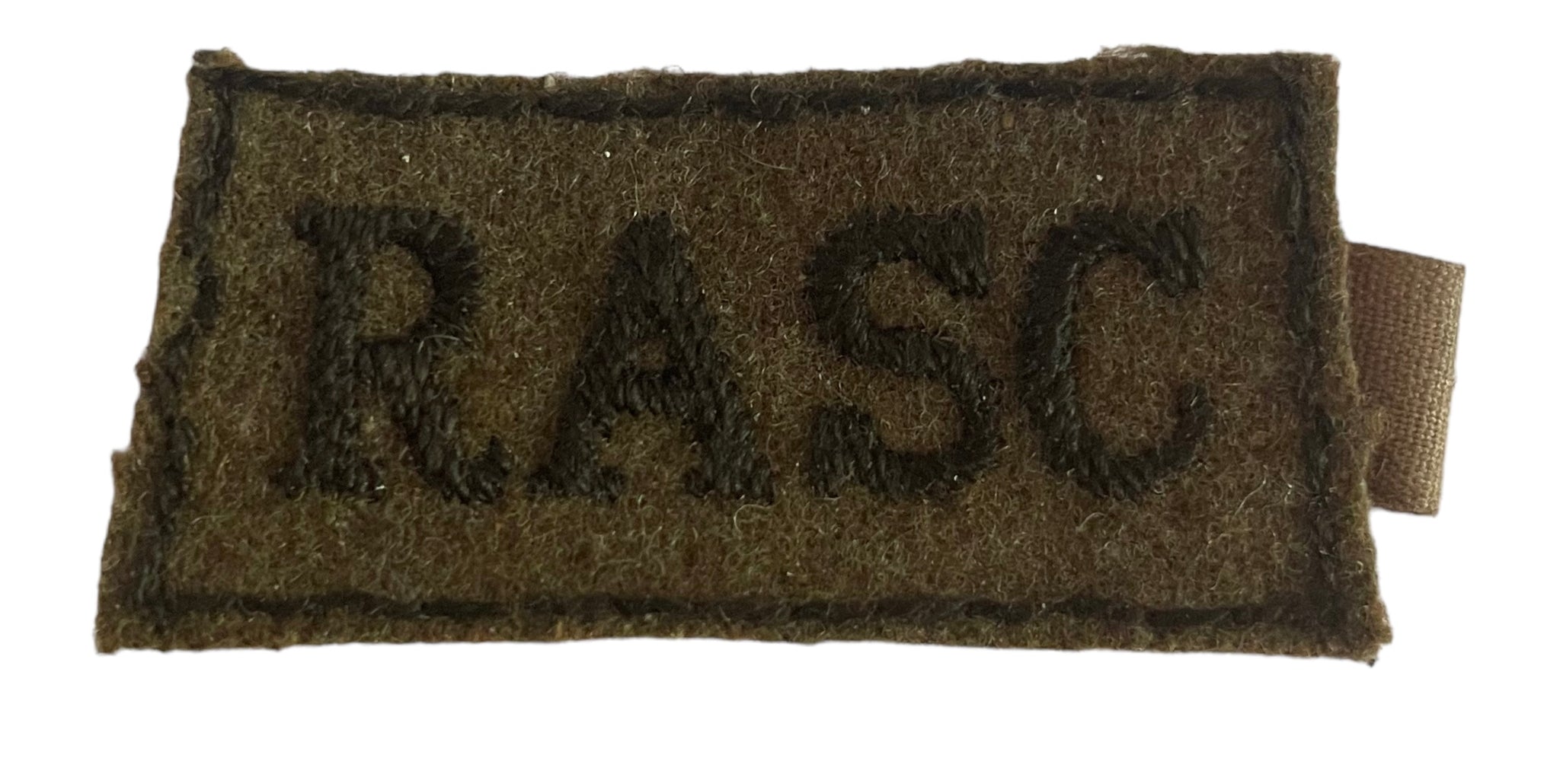 WW2 British RASC Royal Army Service Corps Slip on Title – Marway ...