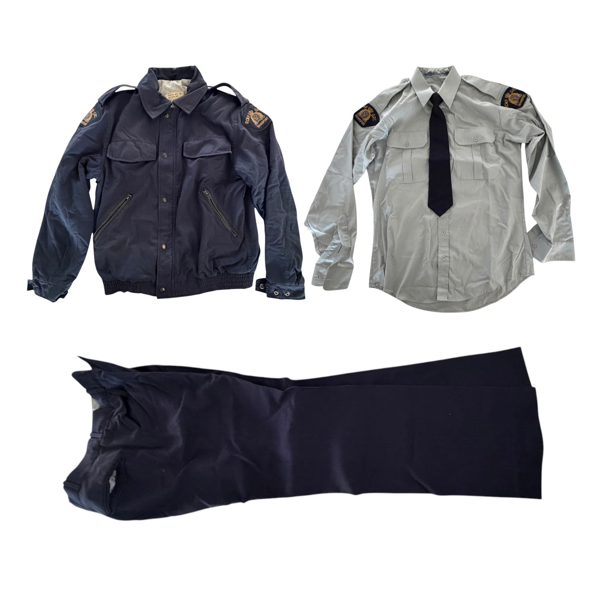 RCMP Transport Patrol Jacket, Trousers & Shirt Lot – Marway Militaria ...