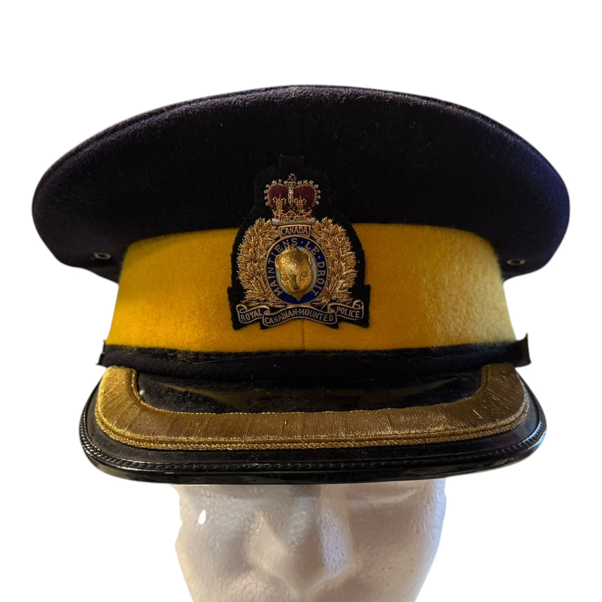 RCMP Officers Peaked Cap with Badge – Marway Militaria Inc & Winnipeg ...