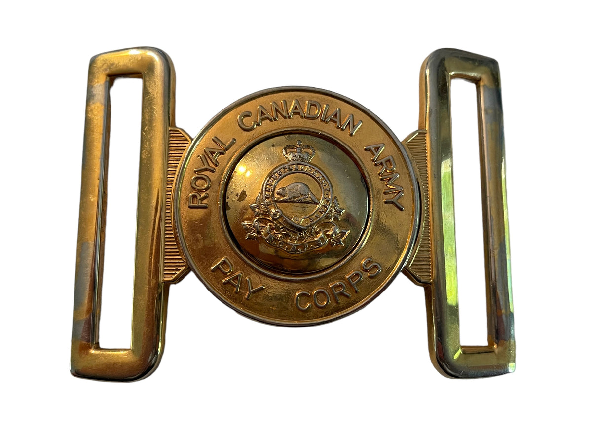 Royal Canadian Army Pay Corps Belt Buckle Marway Militaria Inc