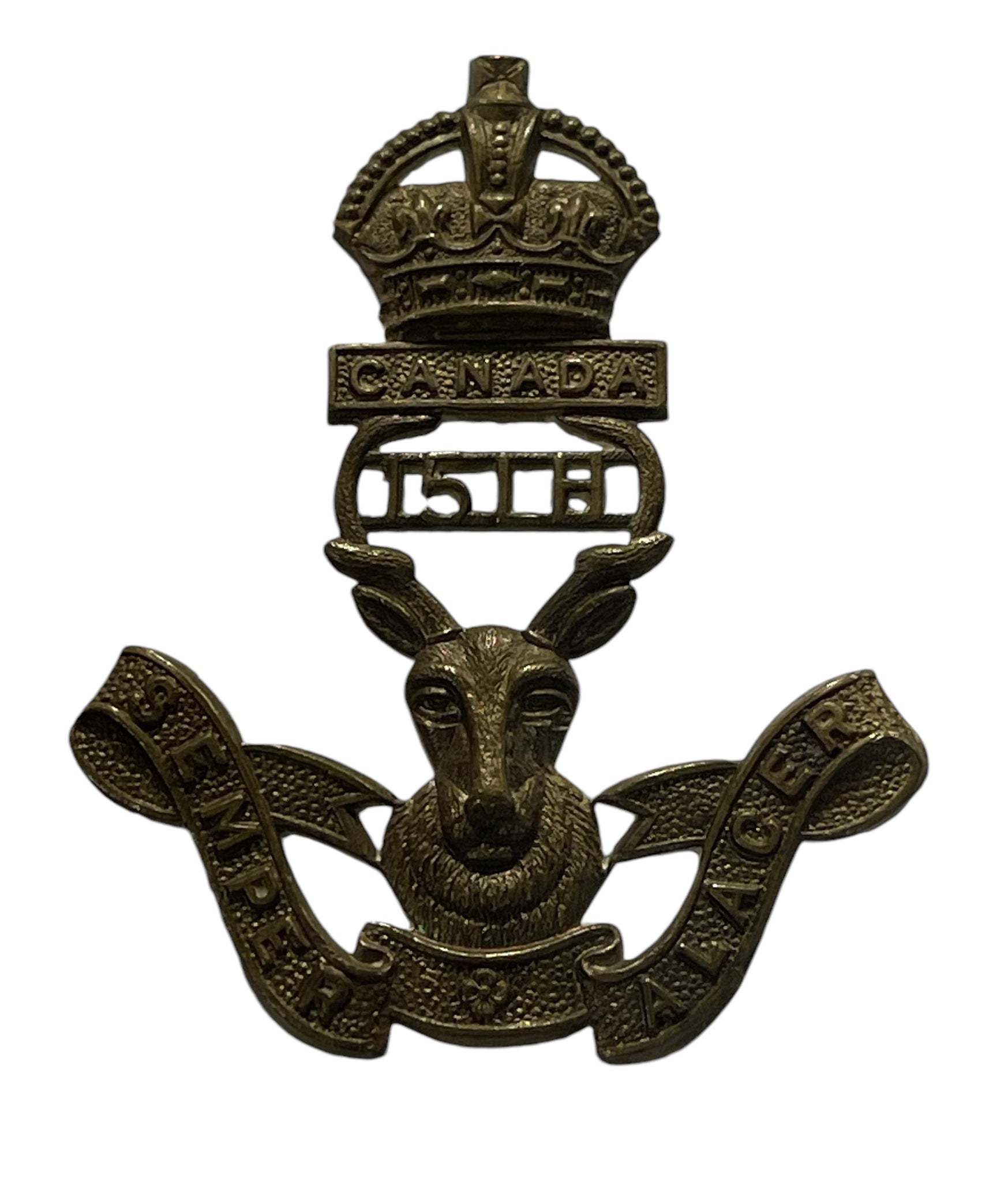 15th Alberta Light Horse Cap Badge Marway Militaria Inc & Winnipeg