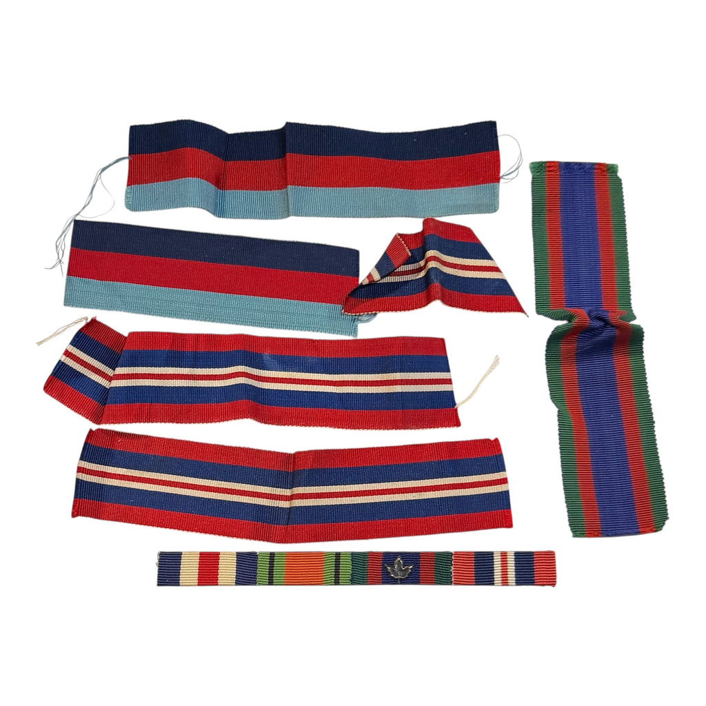 Militaria Ribbon WW2 Medal Ribbon & Undress Lot – Marway Militaria Inc & Winnipeg Army ...