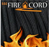 550 Fire Cord Black 25'