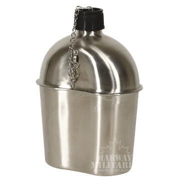 WWII Style Stainless Steel Canteen