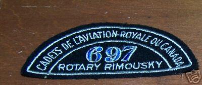 Royal Canadian Air CADET Flash, 697 ROTARY RIMOUSKY