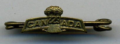 WW1 CEF 229th Battalion Sweetheart Pin