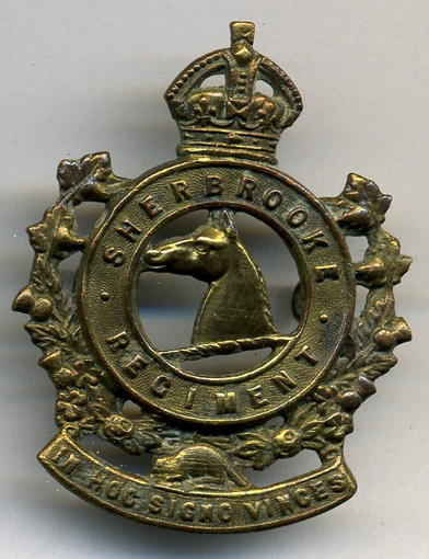 WW2 The Sherbrooke Regiment Cap Badge