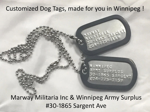 Custom Made Dog Tags