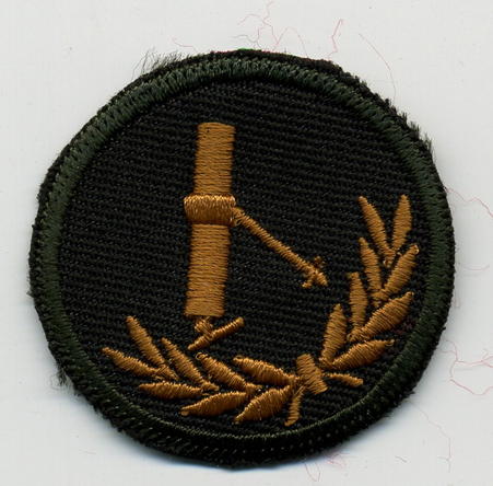 Grp 2, Infantry Motarman Trade Badge - green