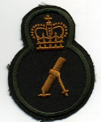 Grp 3, Infantry Motarman Trade Badge - green
