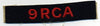 WW2 RCA Cloth Title: 9 RCA