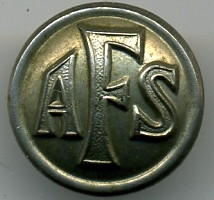 Auxiliary Fire Service Uniform Button