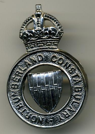 Northumberland Constabulary Police Cap Badge