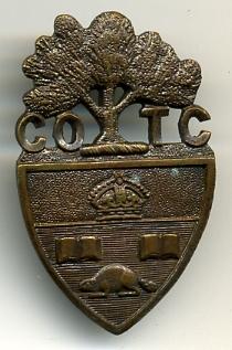 University of Toronto Contingent COTC Cap Badge