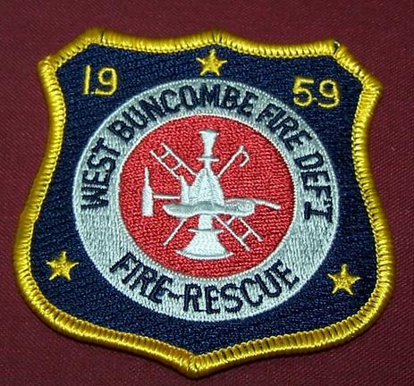 West Bunjcombe Fire Dept Fire- Rescue Shoulder Patch