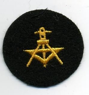 Grp 1, Construction Engineering Tech Trade Badge - black