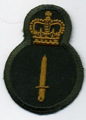 Grp 3, Infantry Trade Badge - green