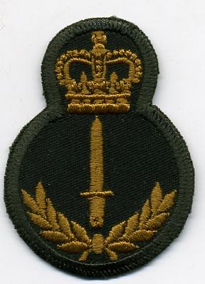 Grp 4, Infantry Trade Badge - green