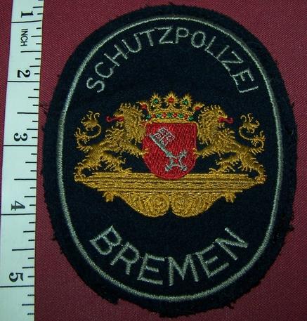 German Police Patch: SchutzPolizei Bremen