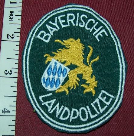 German Police Patch: Bayerische LandPolizei