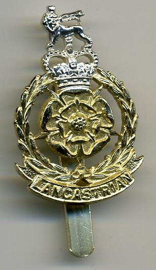 Lancastrian Brigade Cap Badge - Staybrite