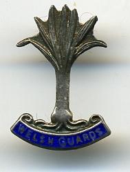 The Welch Guards Sterling Sweetheart Pin