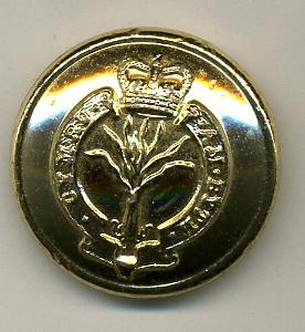 British: Welsh Guards Uniform Button